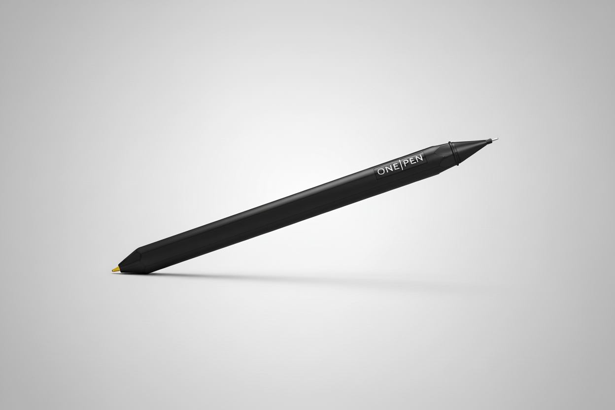 OnePen mit sehr hellem Hintergrund